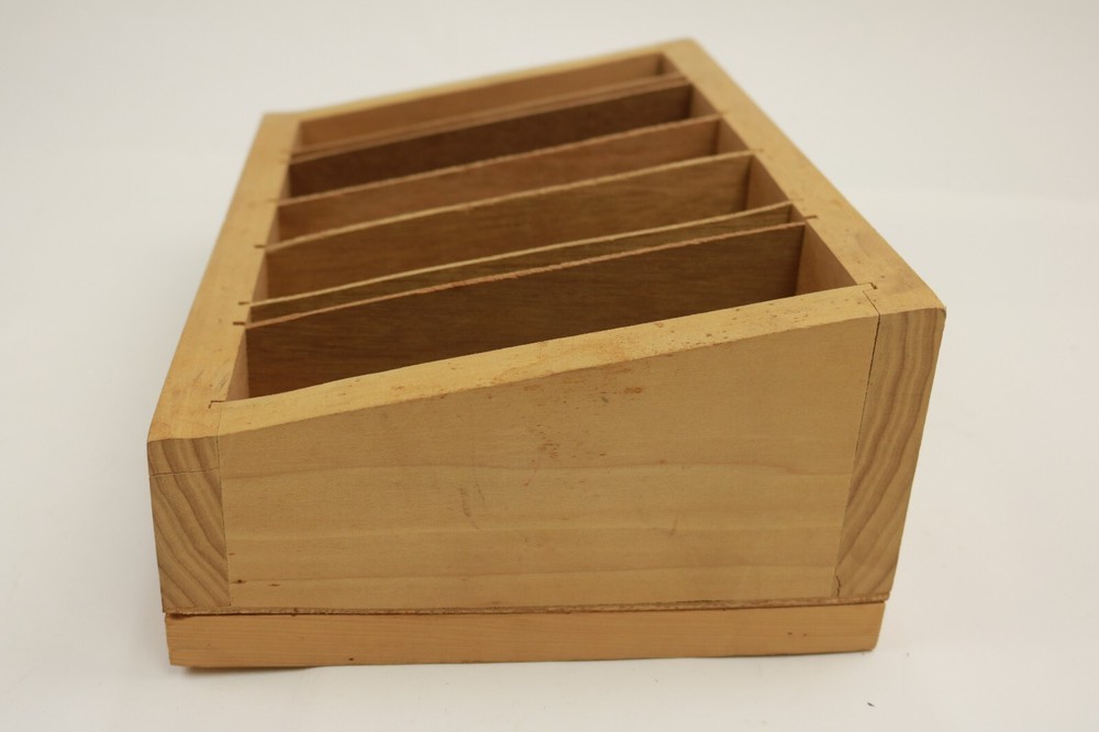 Vintage Original Camera Assistant Front Wooden Box for Accessories Tools
