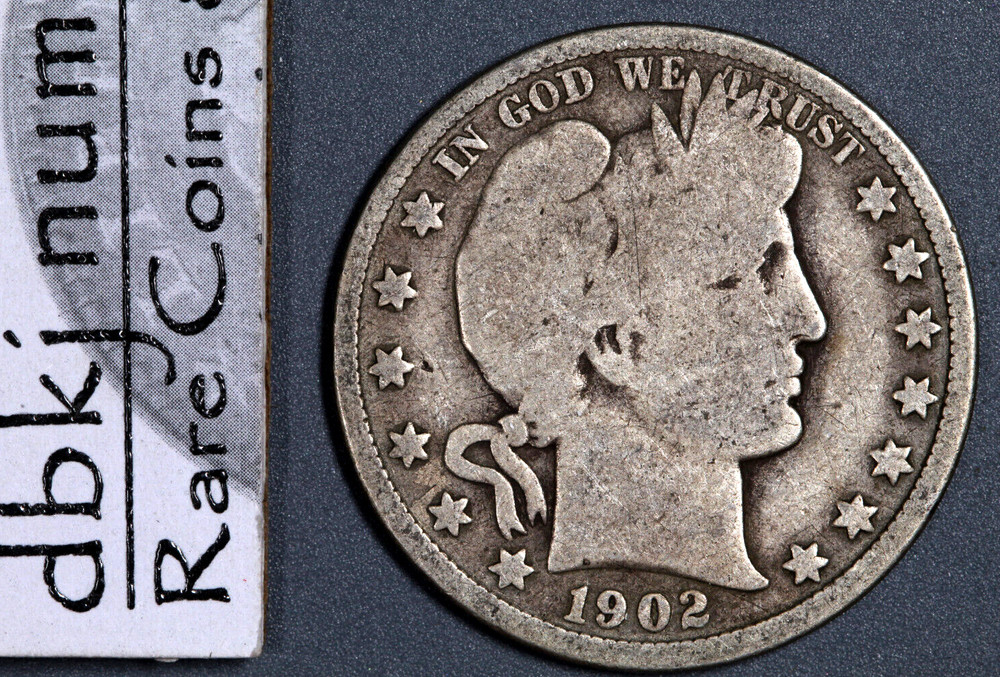 1902 (P) Barber Half Dollar - G - Good