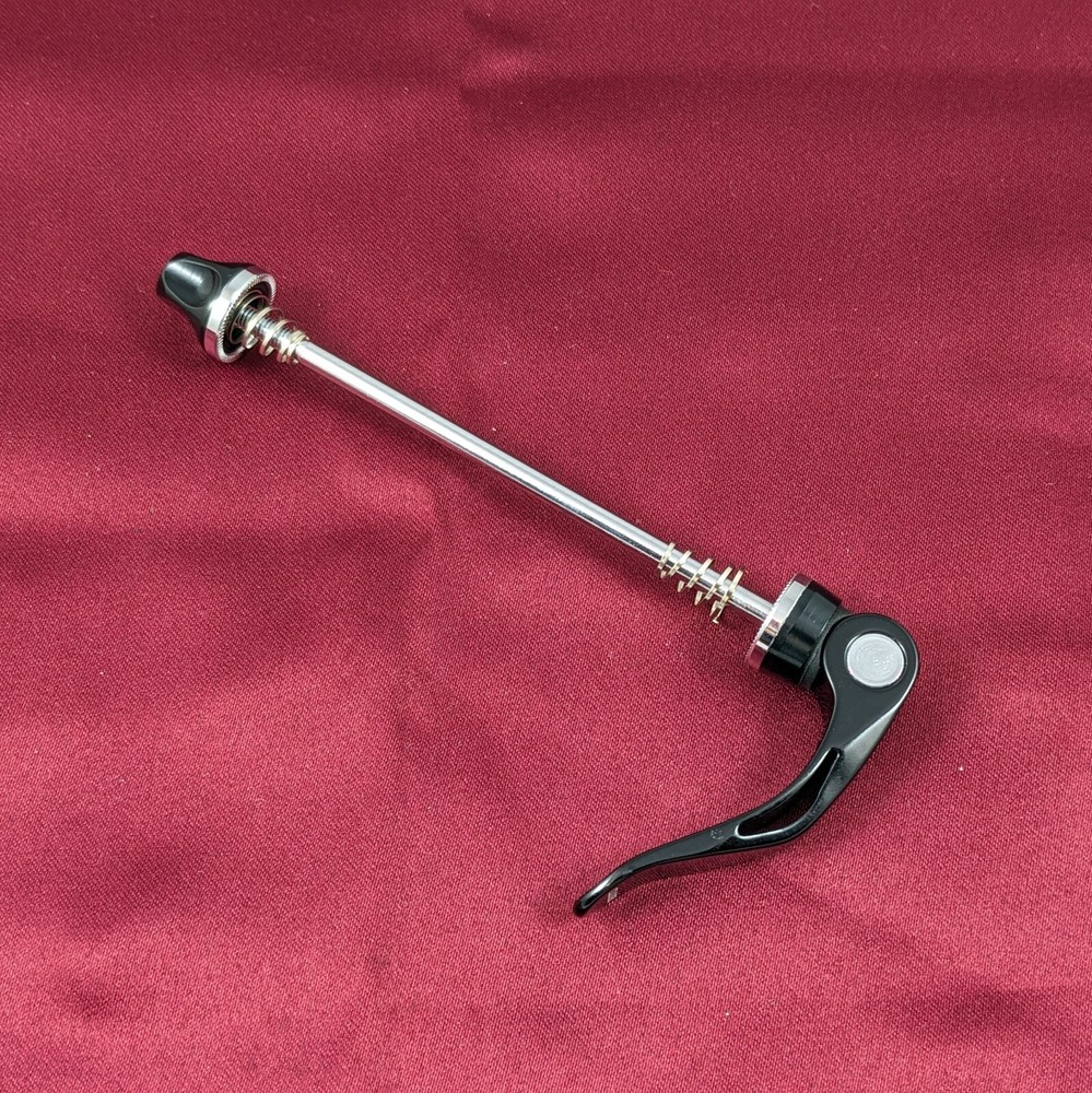 Vintage Unbranded FRONT Quick Release Skewer Set Black NOS Q4