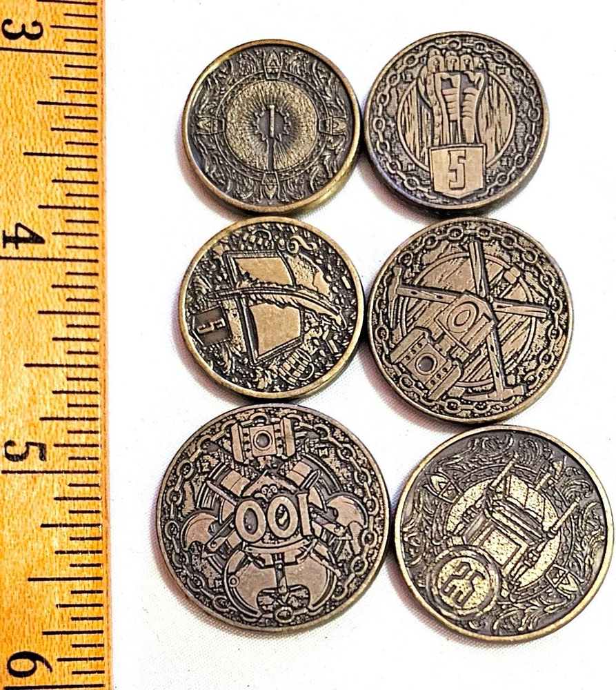 6pc Lot Game Tokens?