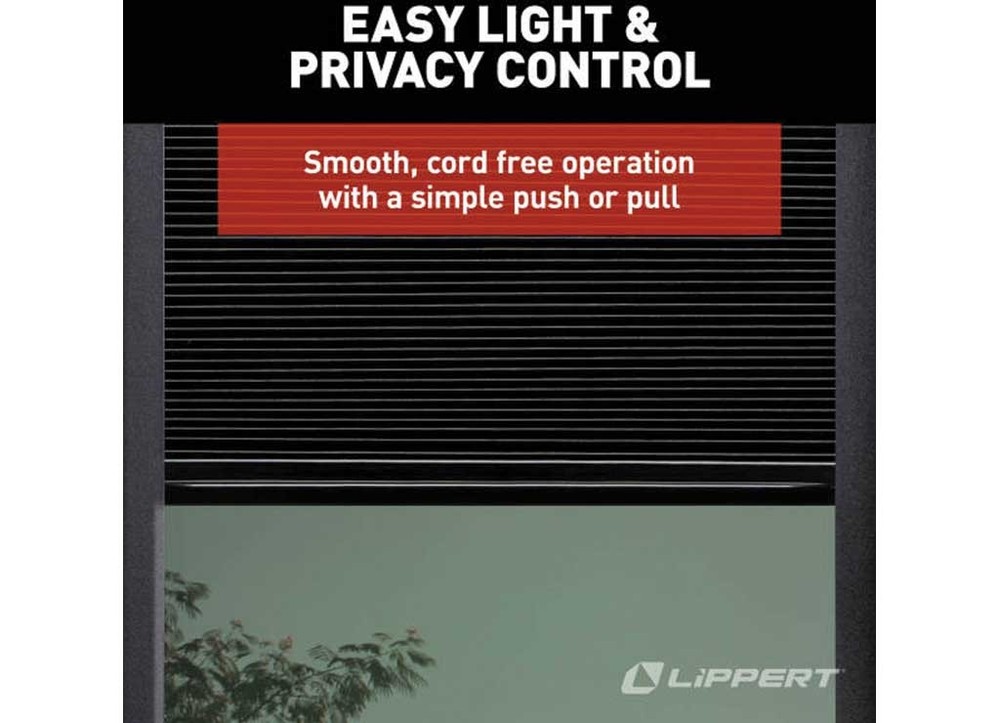 Lippert 2025009147 Thin Shade EcoCell RV Window Shade For Prepped Entry Doors