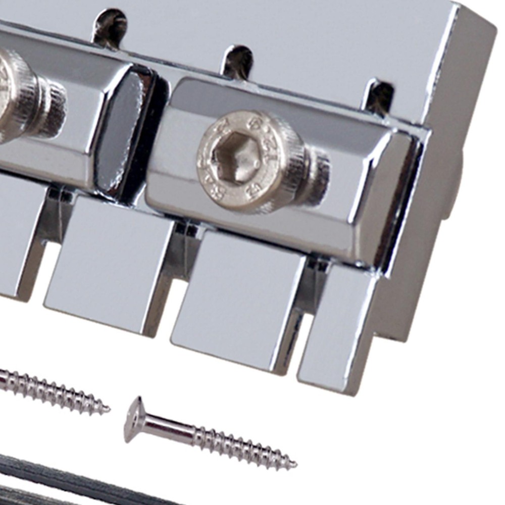 4 String Headless Guitar Locking Nut String Lock Bridge Nut