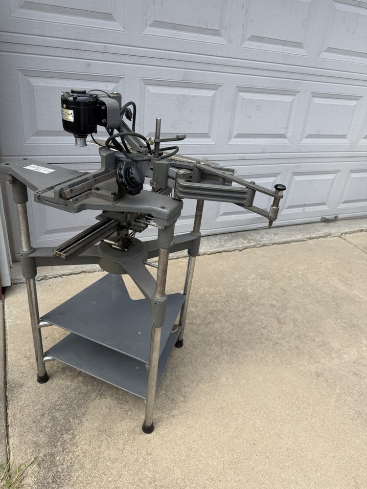 Large Hermes Engraving Machine On Stand