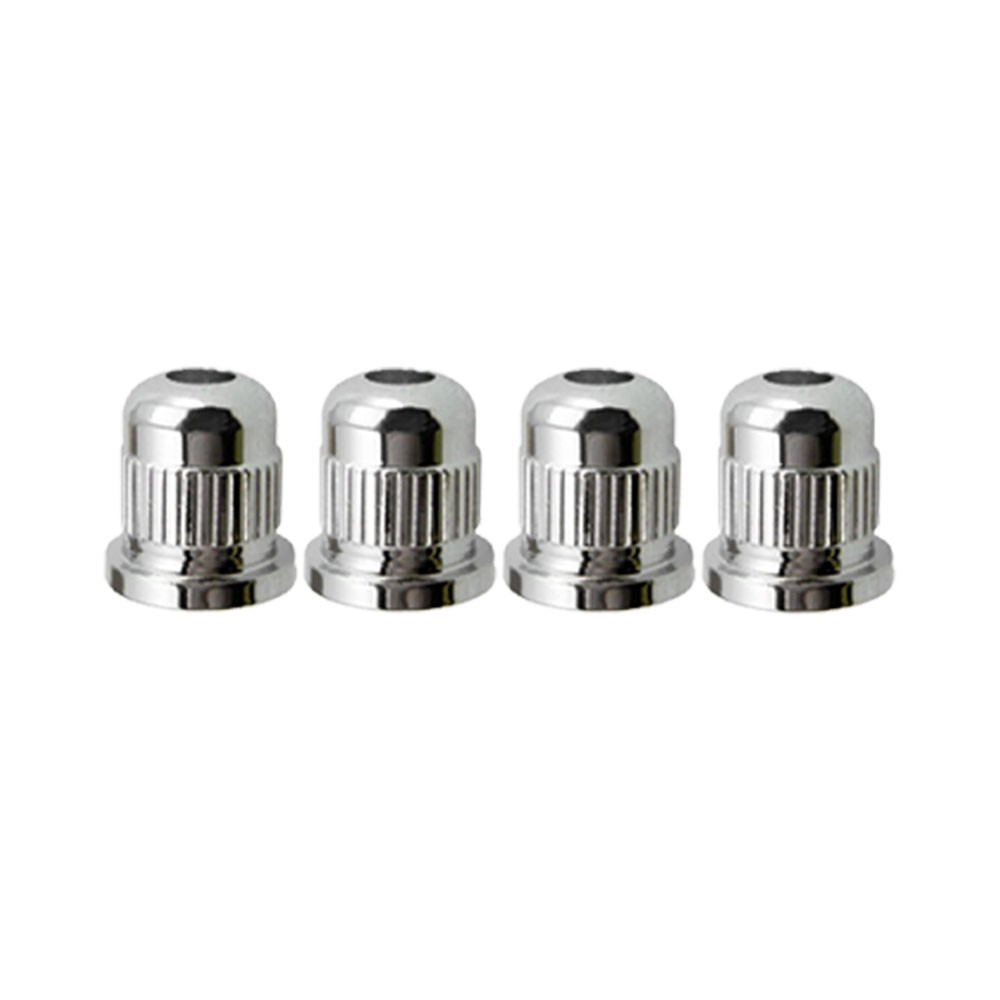 12Pcs Guitar String Mounting Ferrules For Bass Guitar String Through Silver US