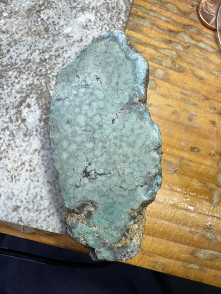Natural authentic Hubei Red River rough turquoise