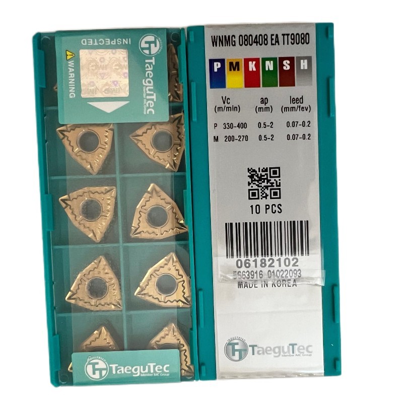 10Pcs/BOX Taegutec WNMG080408EA TT9080