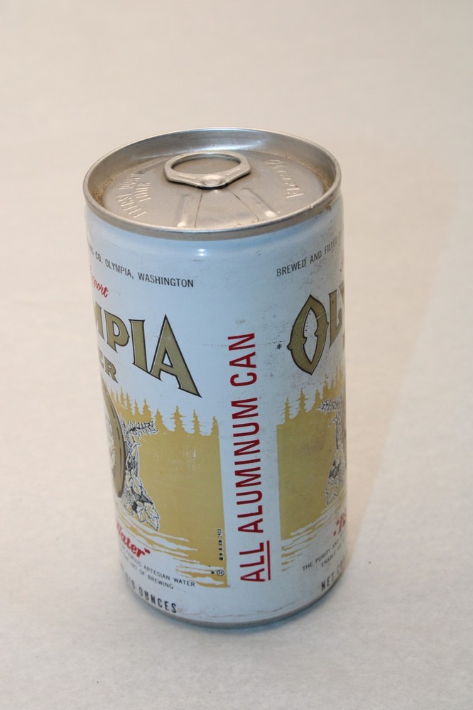 Vintage Olympia Beer Can Pale Export Pull Tab intact - can emptied