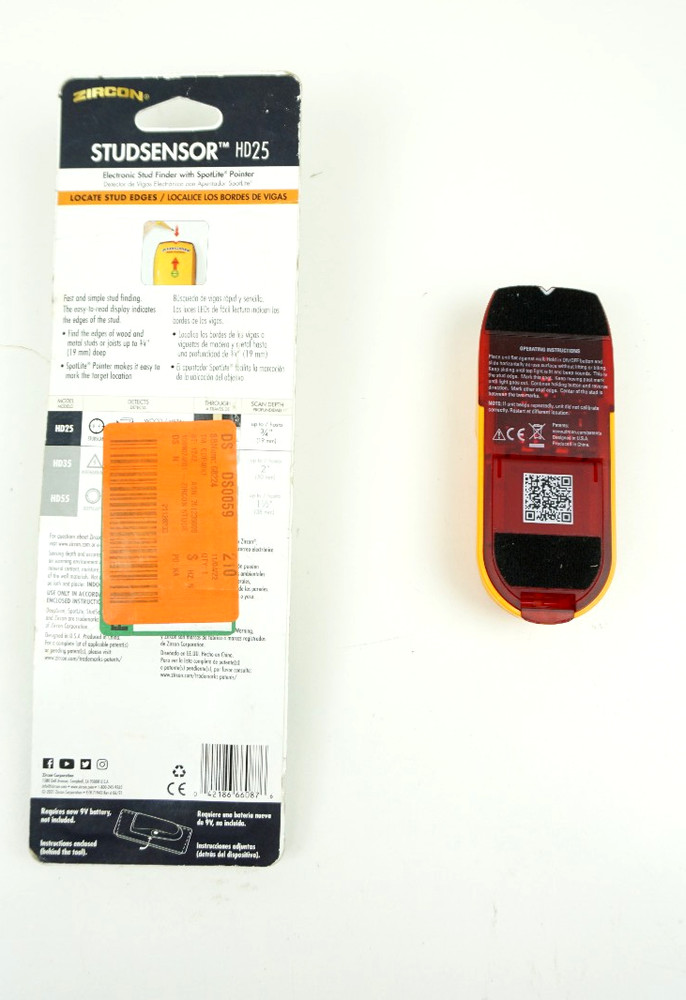 Zircon Studsensor HD25 Stud Finder Tested
