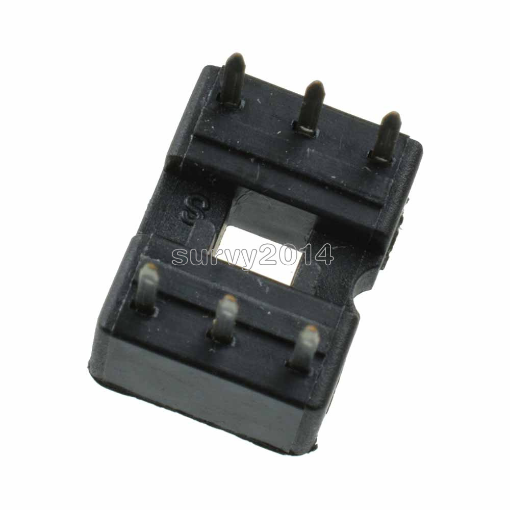 20PCS IC Socket Adaptor PCB Solder Type DIP Socket 6p 6 pin 6-pin