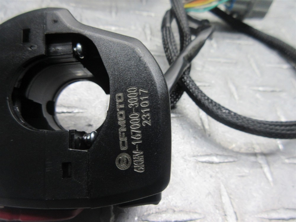 2024 CF Moto 450SS ORM Right Switch Throttle Control Cable Handlebar Grip *READ*
