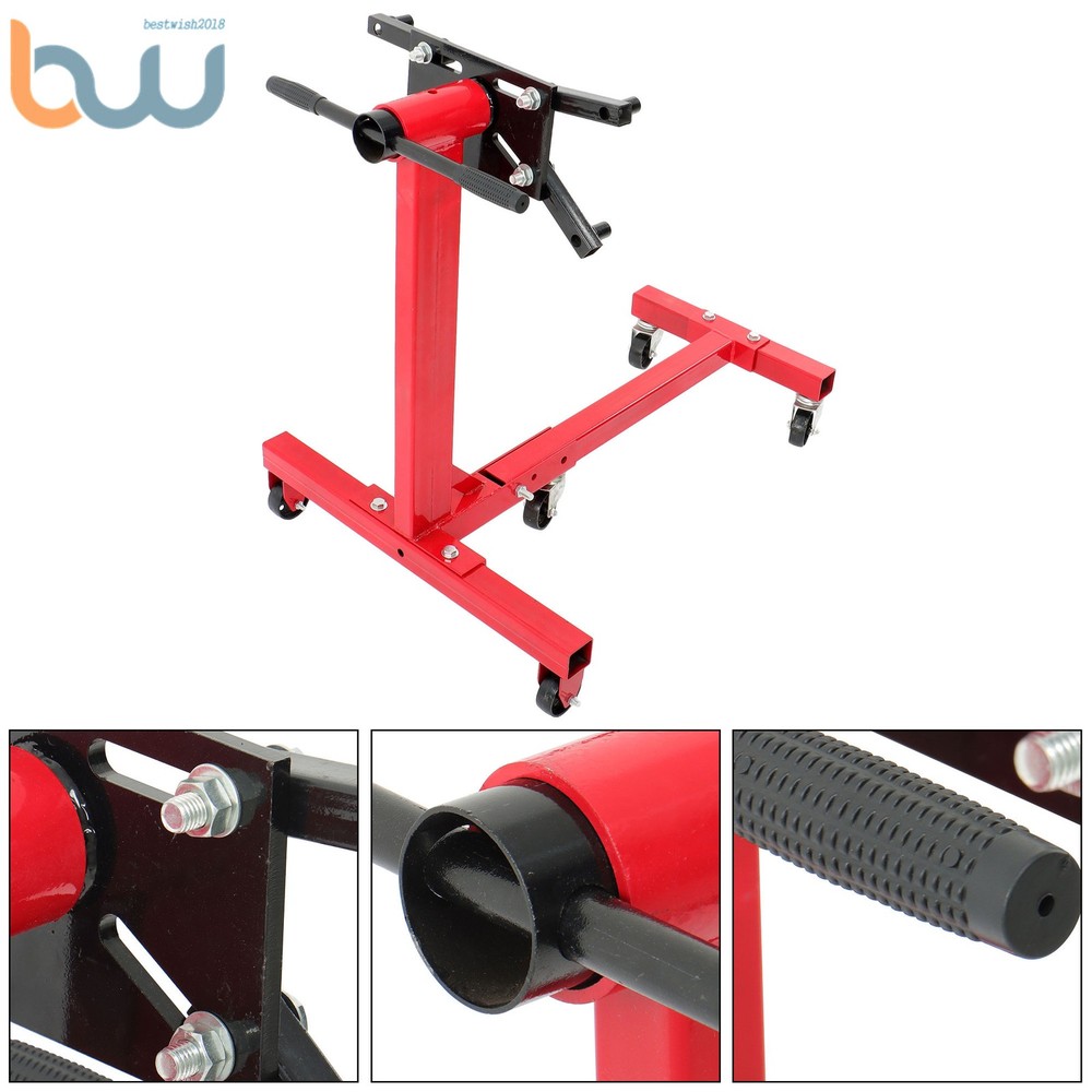 Capacity 3/4 Ton Folding Engine Stand 1500LBS Heavy-duty Engine Block Hoist