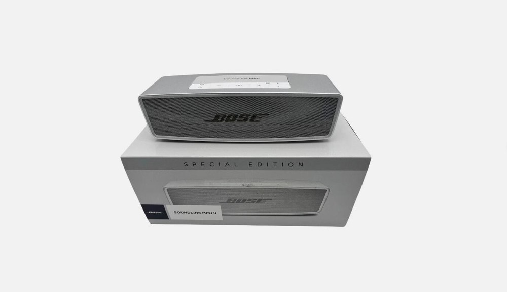 Bose SoundLink Mini II Special Edition Bluetooth Portable Speaker, - Silver