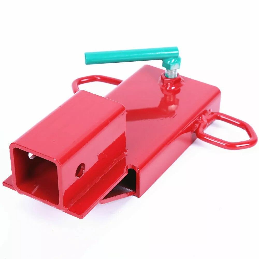 2" Clamp On Forklift Hitch Receiver Pallet Fork Trailer Towing Adapter