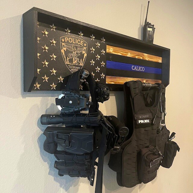 Police Gear Rack, Duty Rack, Police Caddy