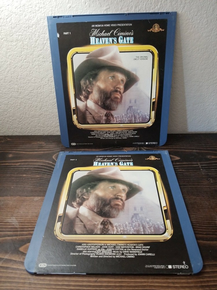 Heavens Gate RCA CED Videodisc  Selectavision  VTG Uncut Version
