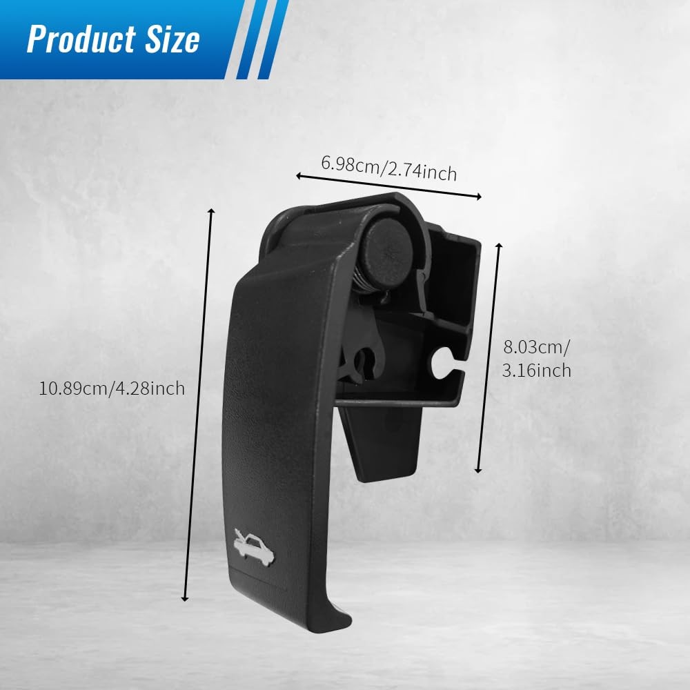 RGOAANC Hood Release Handle, Handle Replacement, Automotive ‎Black