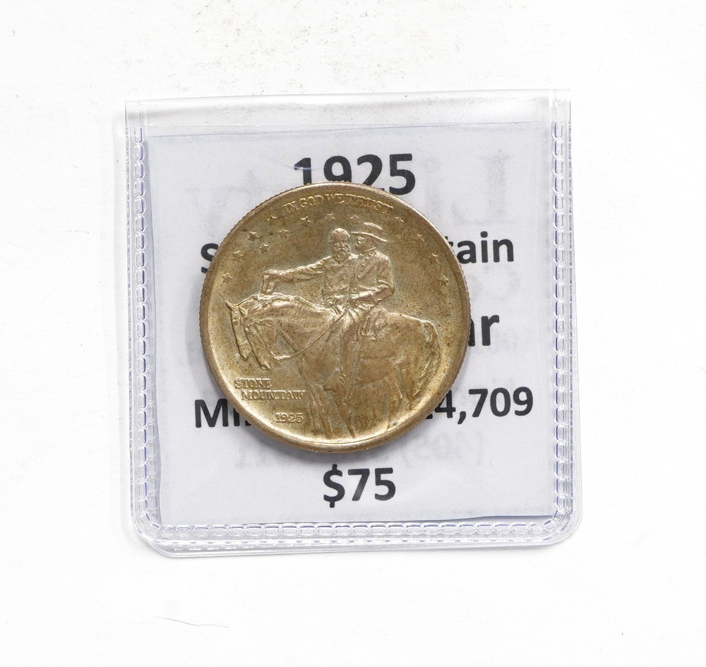 1925 Stone Mountain Commemorative Silver Half-Dollar
