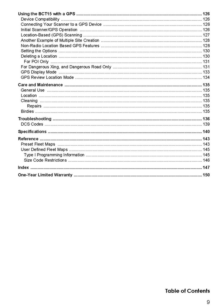 Uniden BCT15 Instructions Operating Manual User Guide Coil Bound
