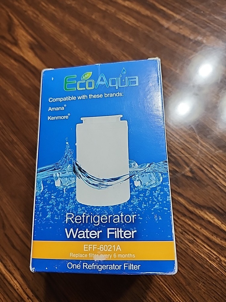 Refrigerator Water Filter EFF-6021A Eco Aqua Amana, Kenmore new sealed