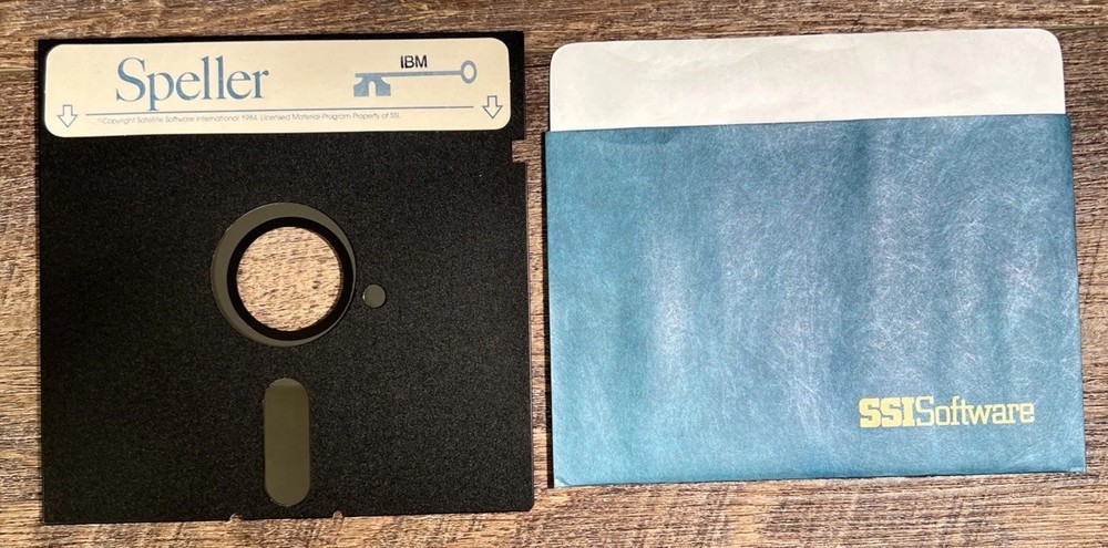 SSI Software Word Processing Computer WordPerfect Version (IBM)4.0a 1984 Vintage
