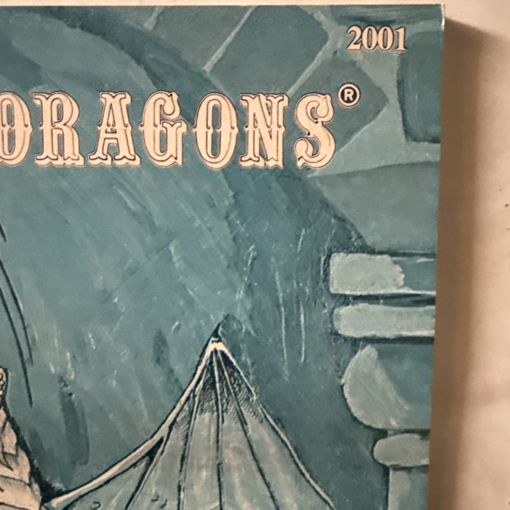 Vintage 1978 Dungeons & Dragons Basic Rule Book Blue Dragon 3Rd Edition #2001
