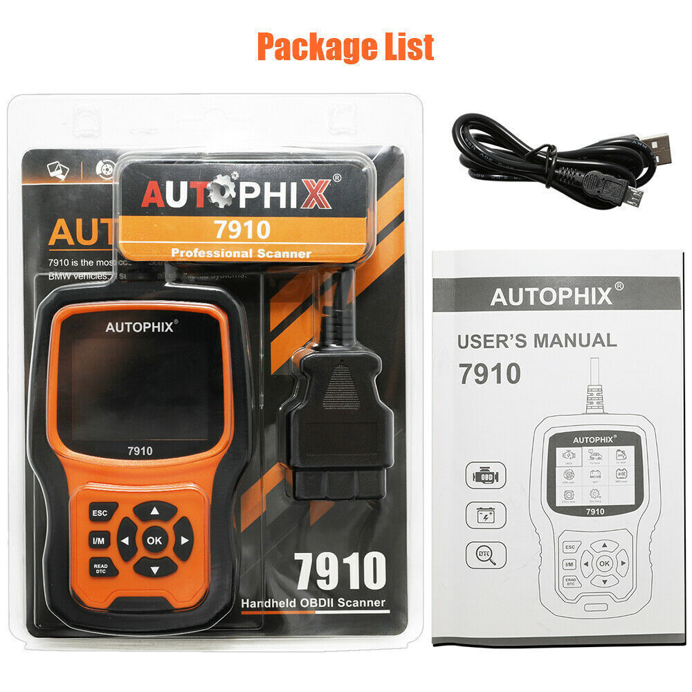 AUTOPHIX 7910 for BMW All System Diagnostic Tool Code Reader OBD2 Scanner Oil