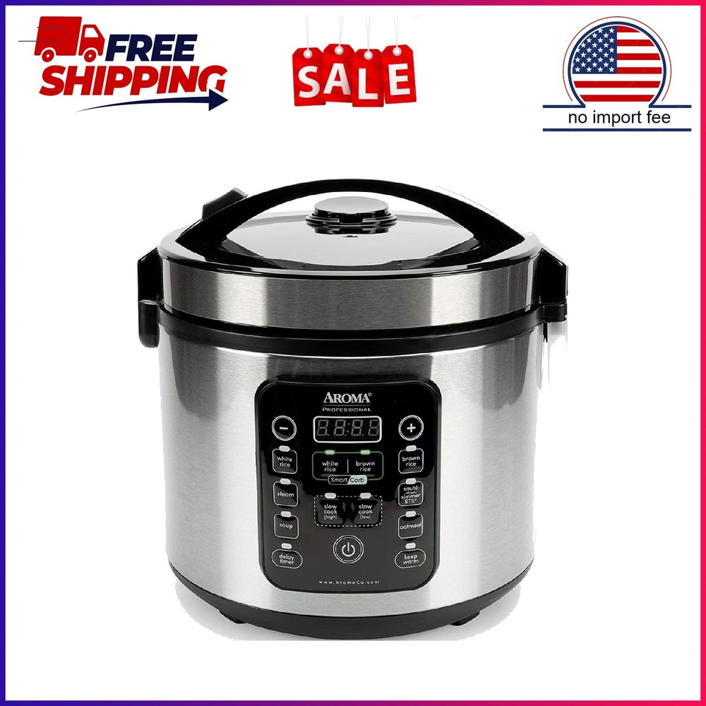 Aroma 20-Cup Smart Carb Rice Cooker