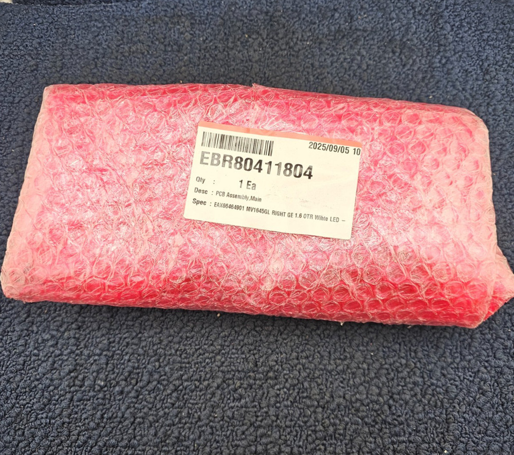 EBR80411804: PCB Assembly Main Microwave Control Board Panel