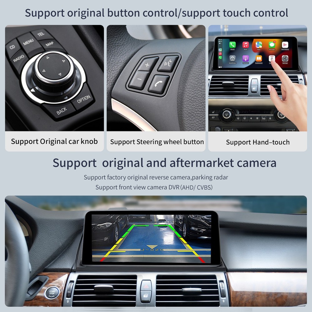 BMW X5 X6 CIC E70 E71 2011-2013 10.25'' Touchscreen with Carplay/Android Auto