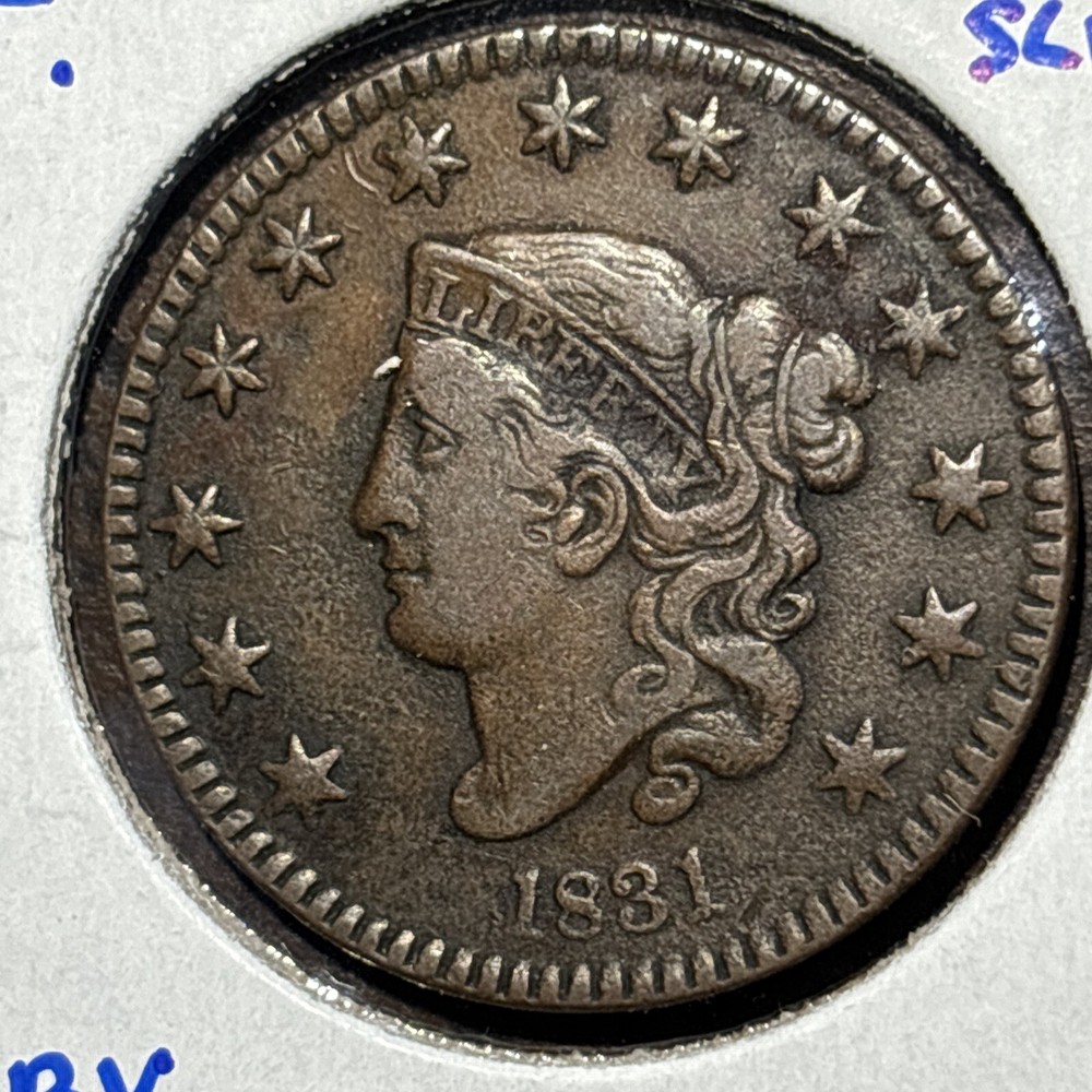 1831 Large cent N-5 Rarity 4