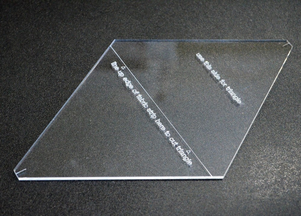 10" Rhombus Quilting Template