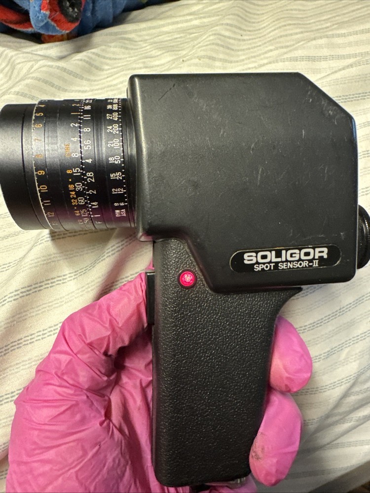 Soligor Spot Sensor-II Analog Spot Camera Light Meter Parts Clean