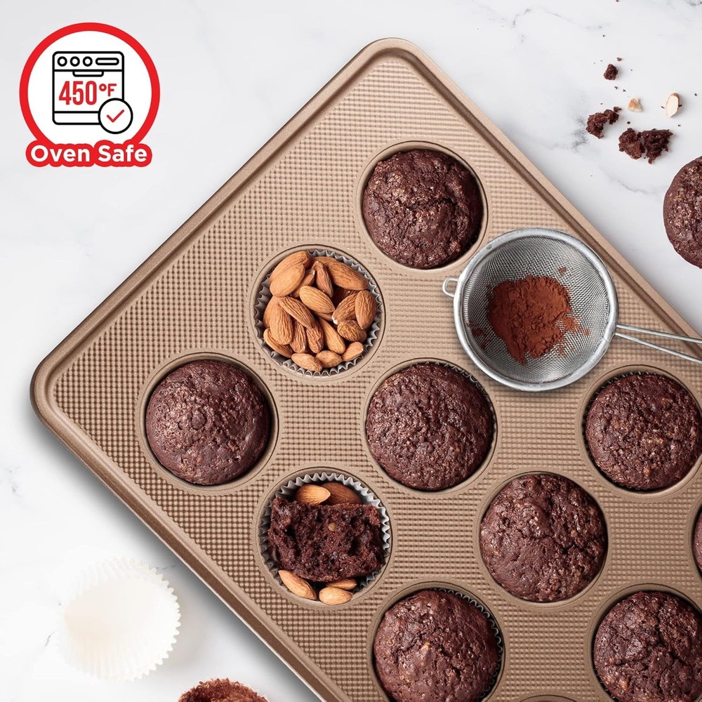 Bakeware Set – 8 Piece – Non-Stick Professional Home Bakeware – Multi Sized