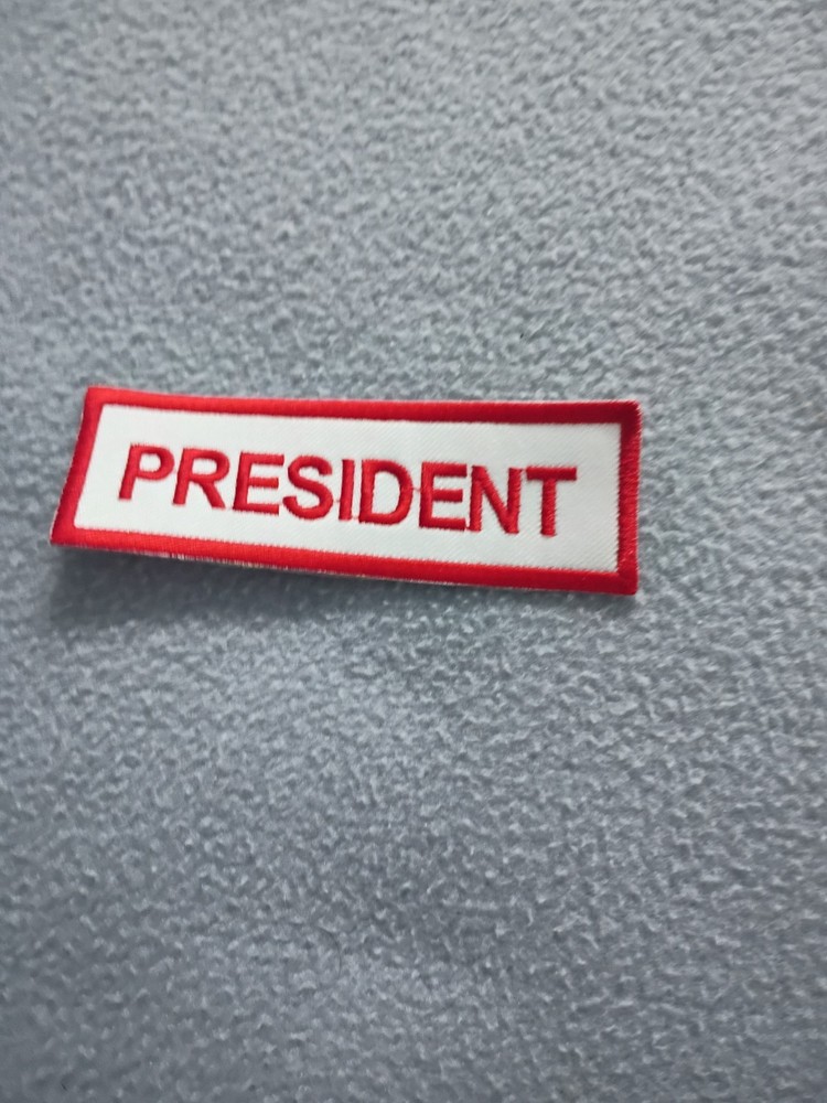 6 PC Red and White Front Vest Patched