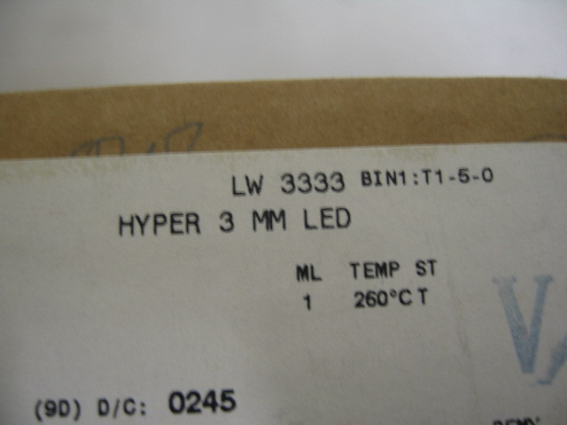OSRAM LW3333 Hyper 3mm LED, 409690
