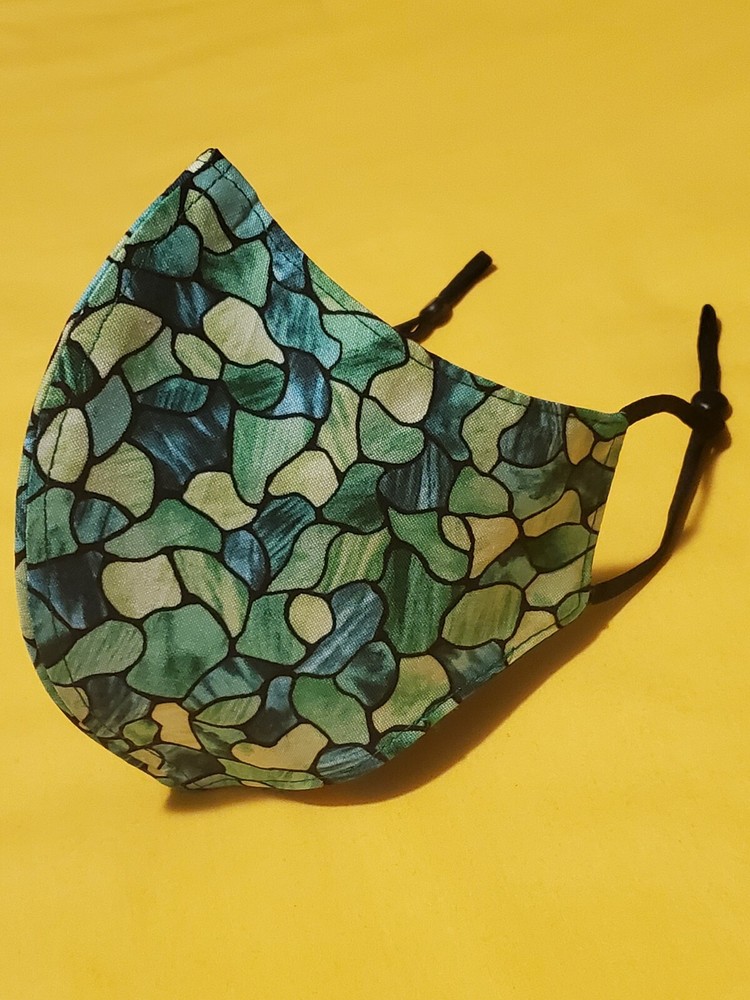 Stained Glass Adjustable Face Mask