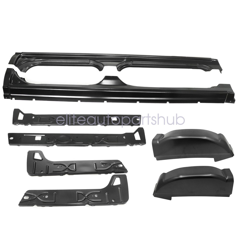 For 99-07 Silverado GMC 1500 2500 Crew Cab Outer+Inner Rocker Panels Cab Corners