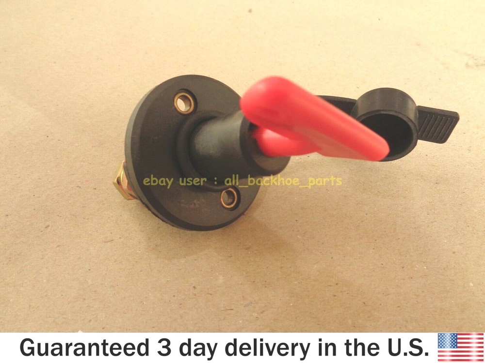 JCB BACKHOE - BATTERY ISOLATOR SWITCH WITH KEY (PART NO. 701/20800)