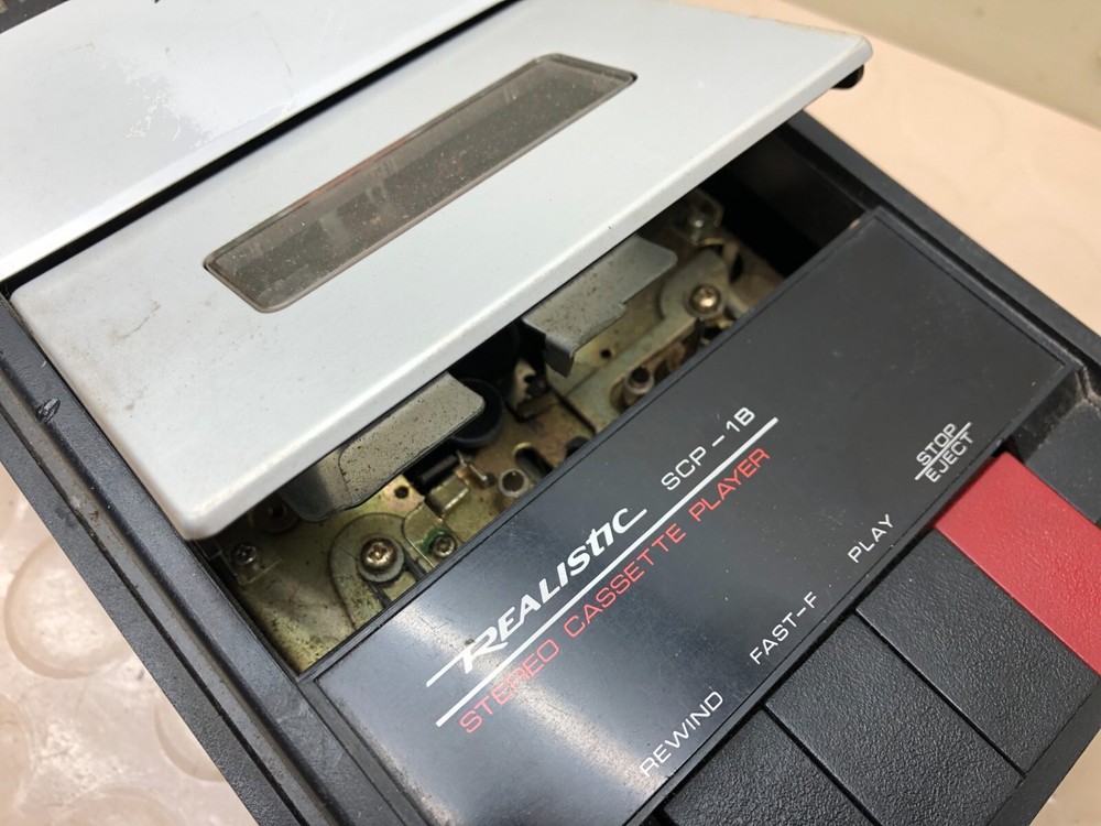 Vintage Realistic SCP-1B Stereo Cassette Player
