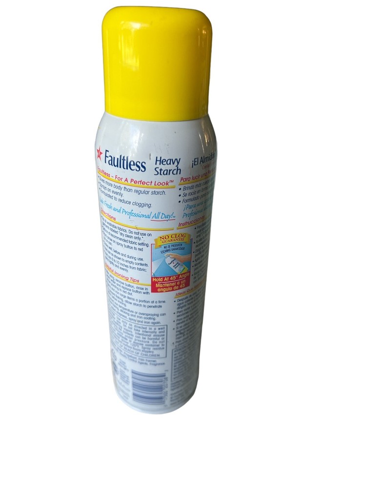 Faultless Heavy Starch Professional Formula Lemon Scent Laundry Helper