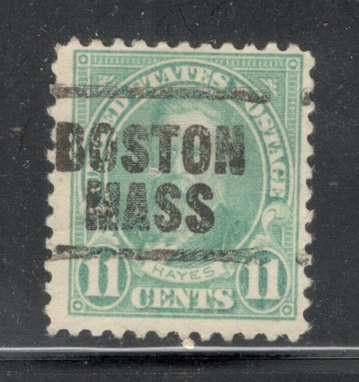 Sc # 563 ~ 11 cent Hayes Issue, Precancel, BOSTON MASS