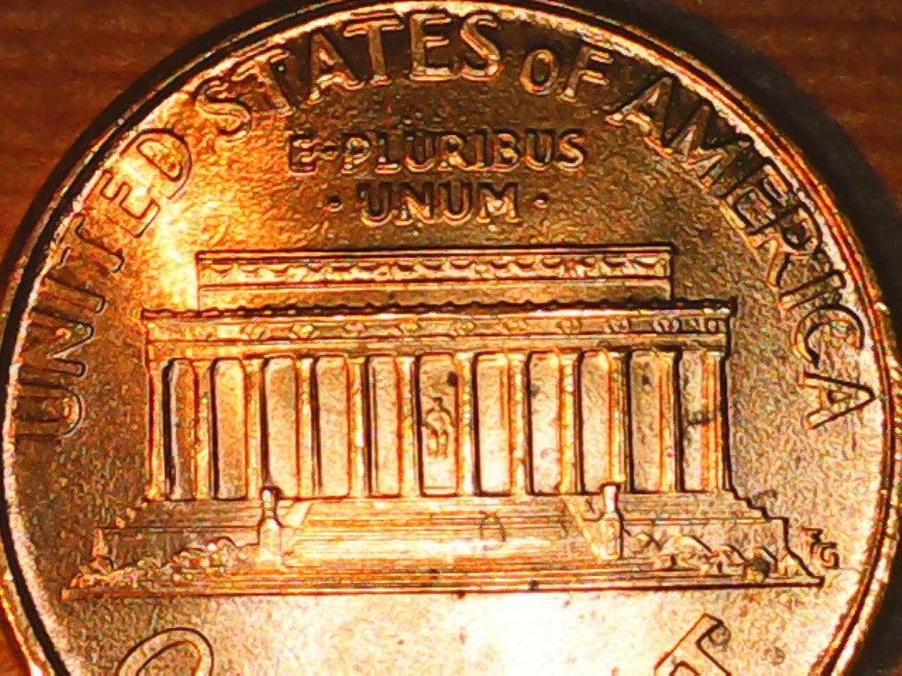 1995 Penny Struck Through Reverse