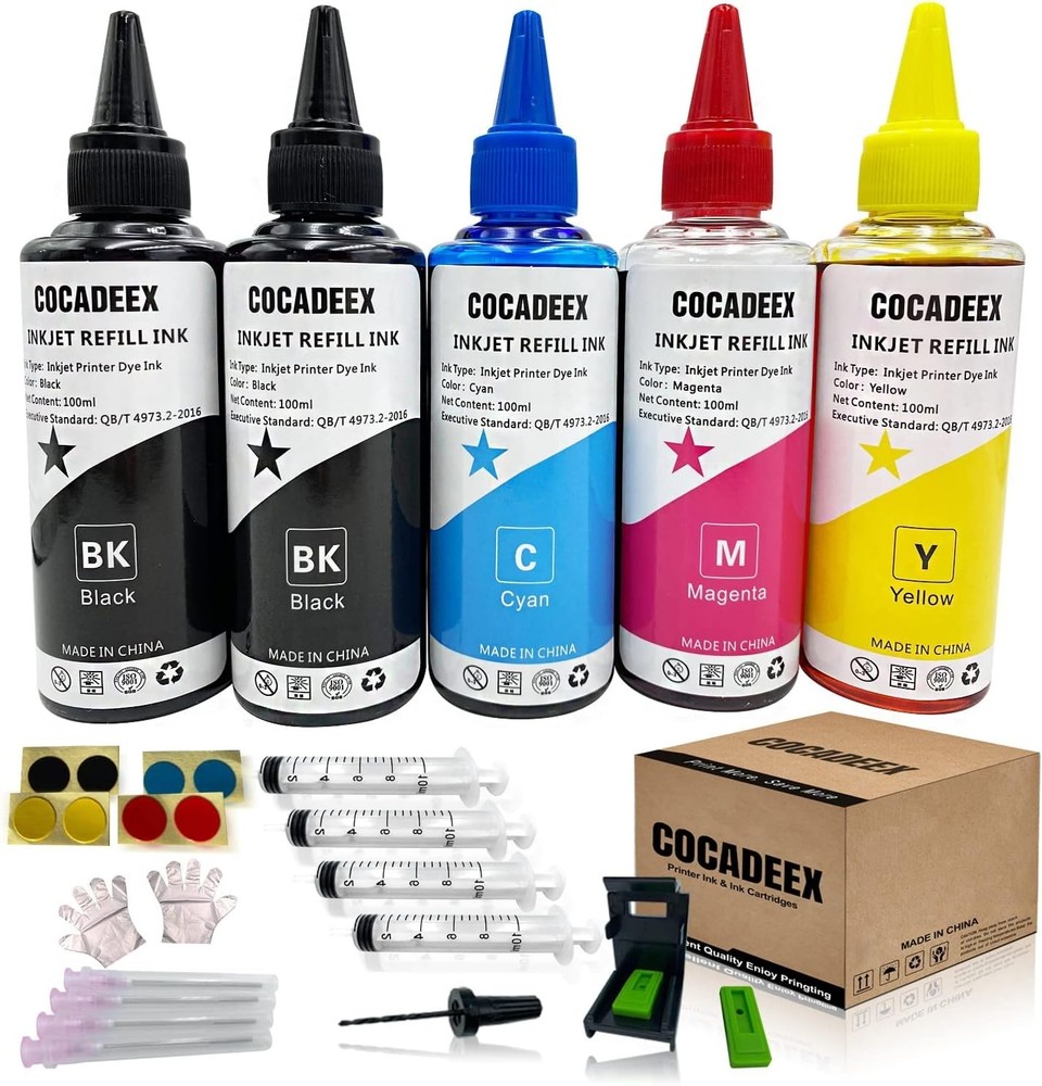 Ink Refill Tools Set for HP 68 & 67 Ink Cartridges