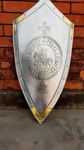 28'' Medieval Armor Templar Knight Shield Replica Decorative