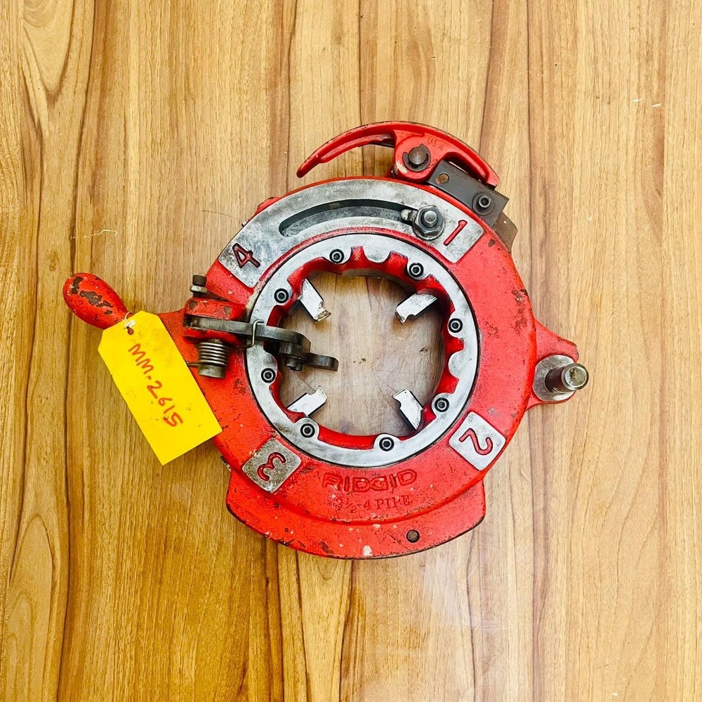 Ridgid Receding Die Head Pipe Threader/Threading Machine 2-½"-4" BSPT #8
