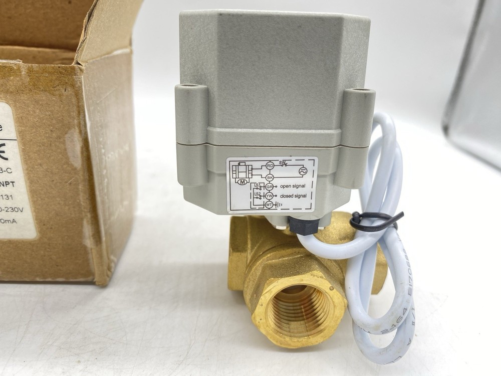 HSH-FLO A20-T15-B3-C Horizontal Motorized Valve