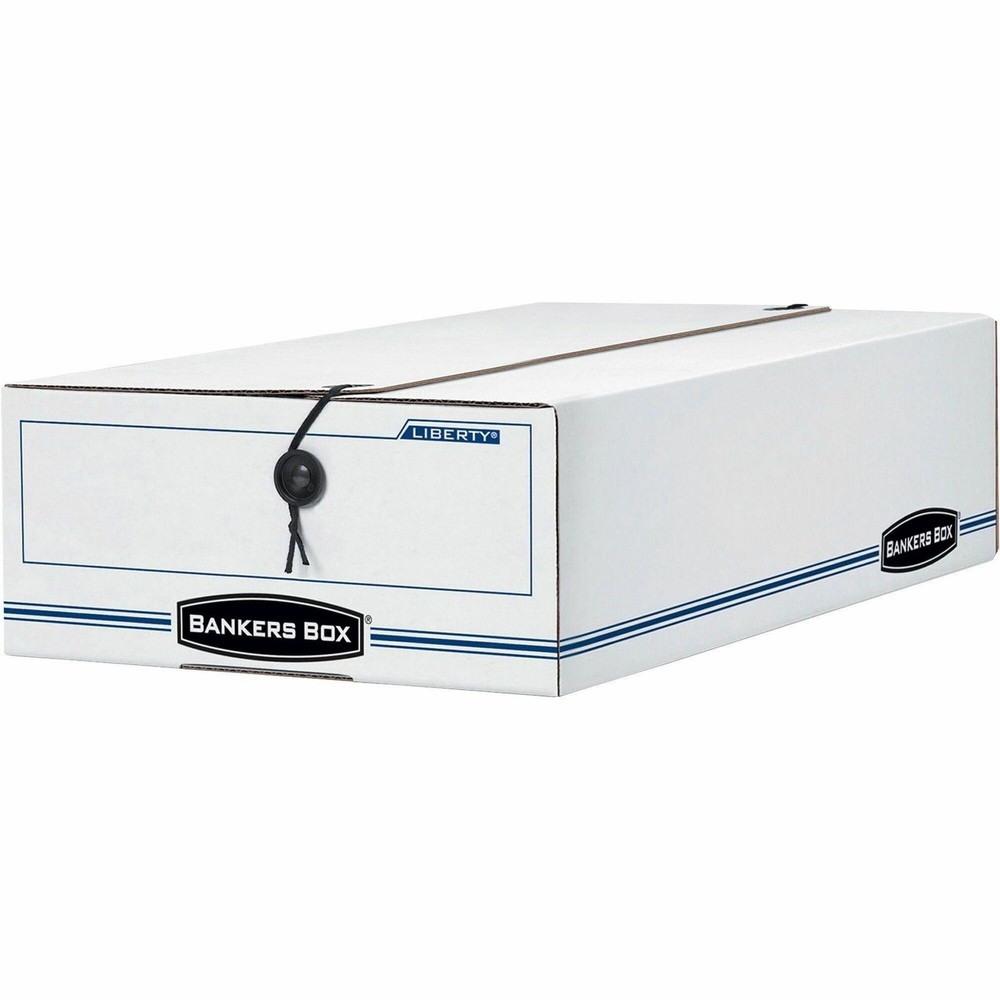 Bankers Box LIBERTY Check and Form Boxes, Standard Set-Up, String and Button, 9