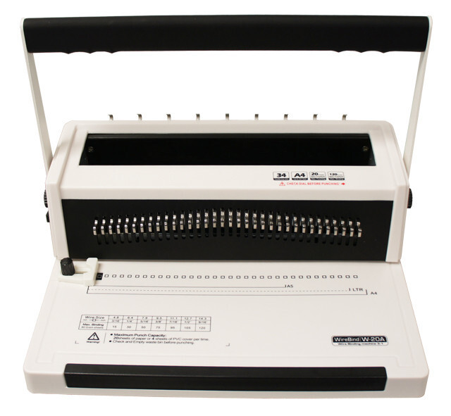 WireBind W20A Wire Binding Machine Bind Books and Documents