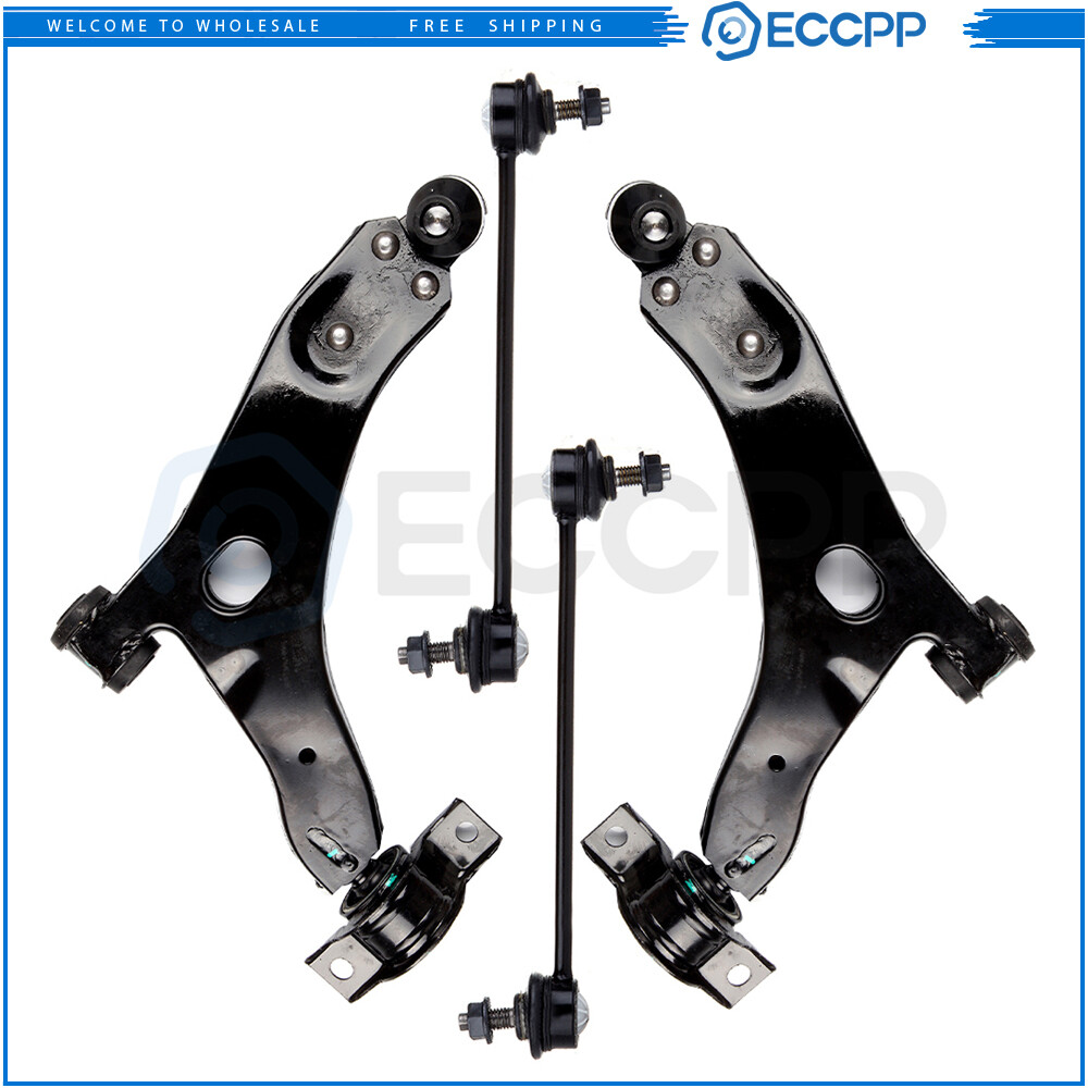 Front Lower Control Arm with Ball Joints and Sway Bar For 2004-2010 Ford Focus