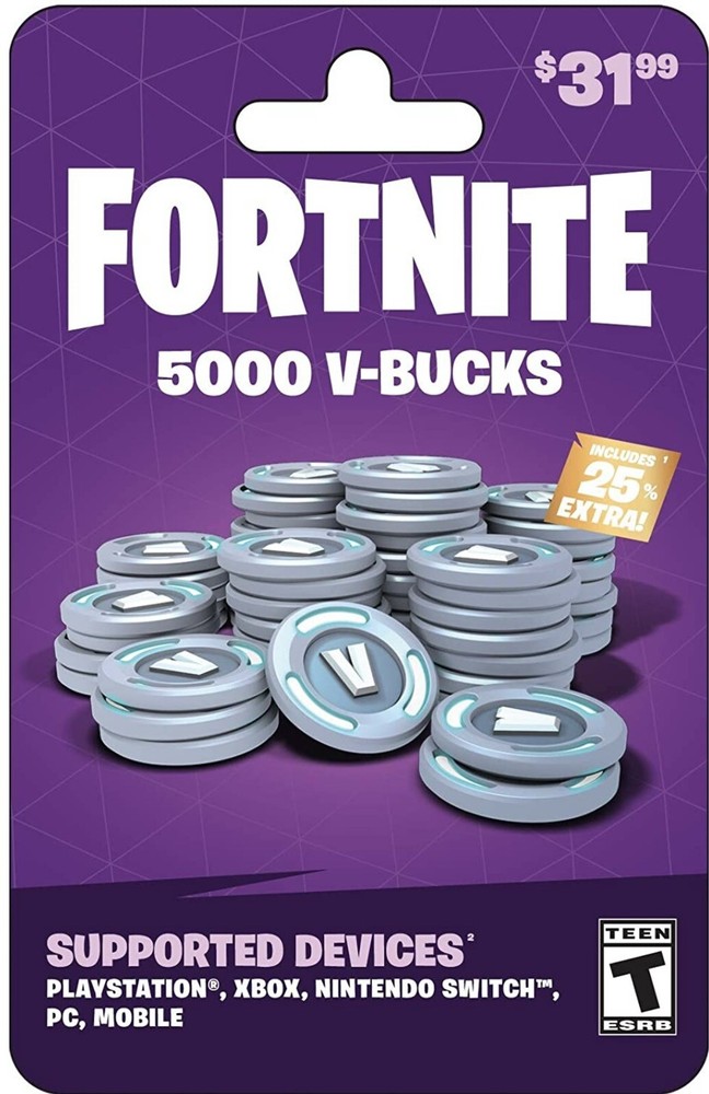 5 gift cards